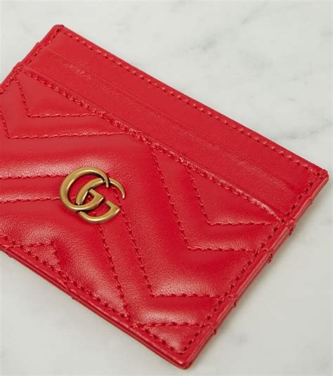 gucci womens bifold card holder|Gucci gg marmont card holder.